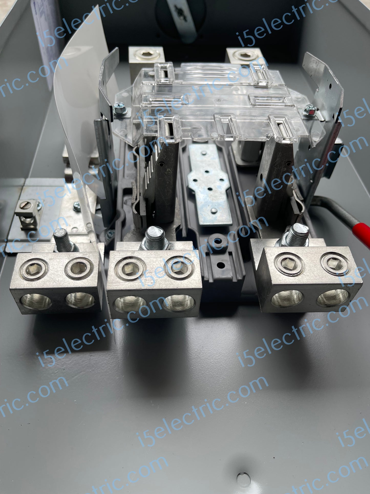 400/320 Amp 1 PH Ringless Meter Socket/Base with Lever Bypass; Inside Bottom