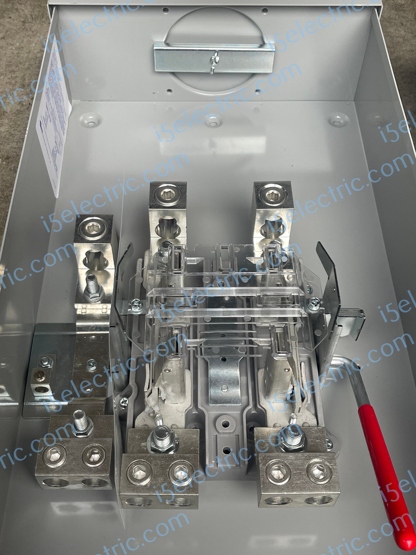 400/320 Amp 1 PH Ringless Meter Socket/Base with Lever Bypass; Inside