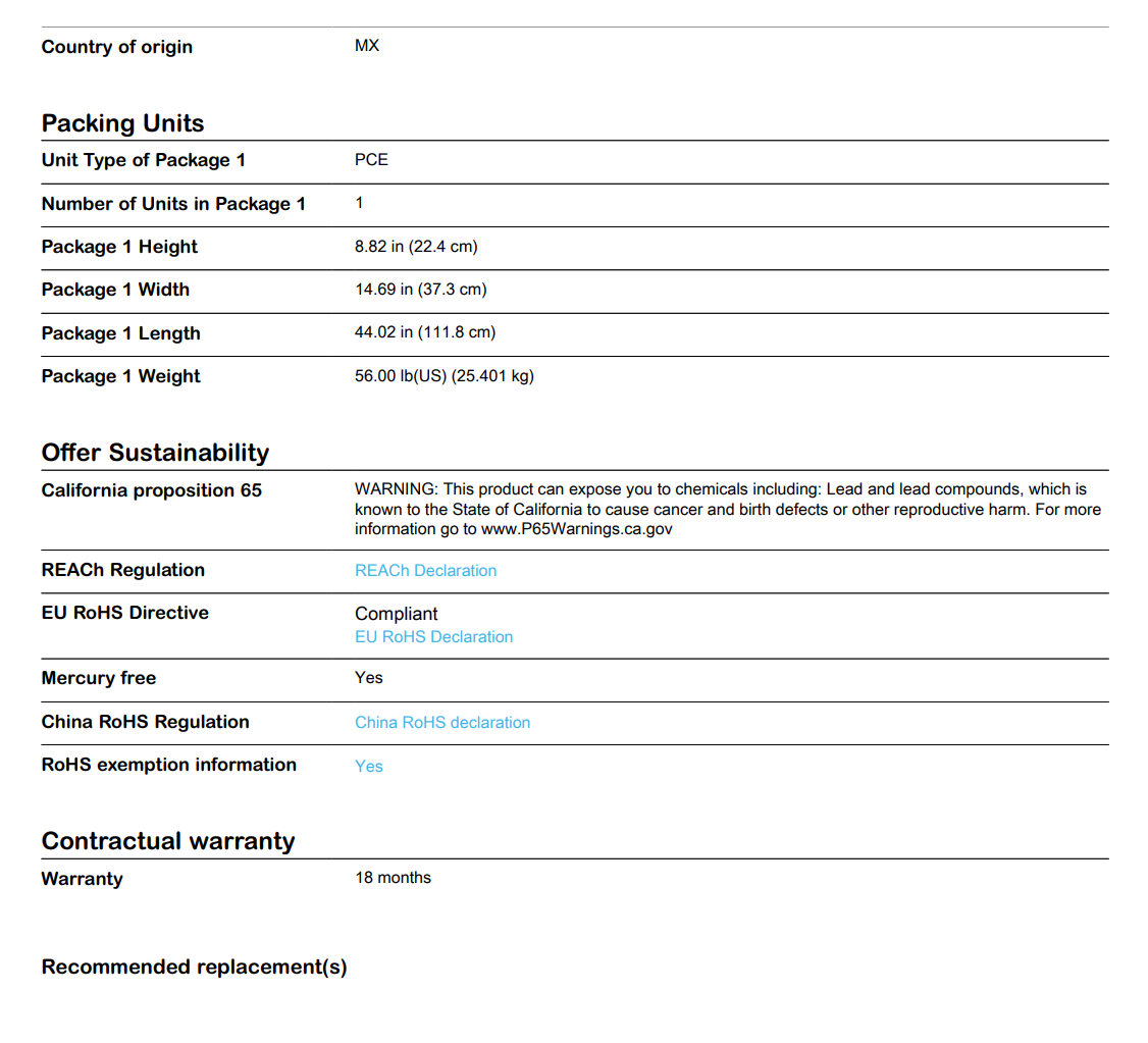 Square D EZM113125 Meter Pak 3 Gang 125A Specs2