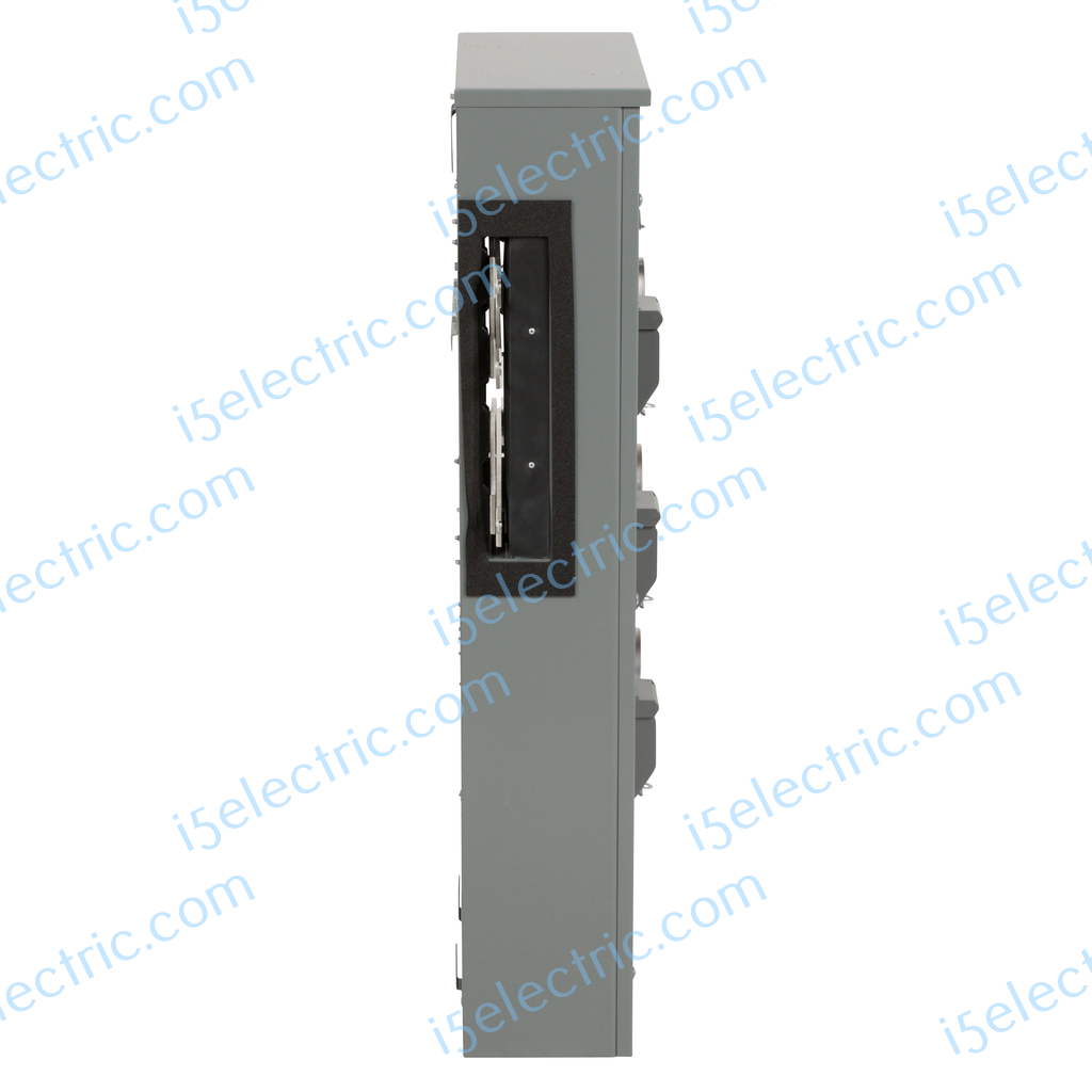 Square D SCHNEIDER EZM113225 1 PH in 1 PH out 800A Bus 3-Gang 225A Meter Stack