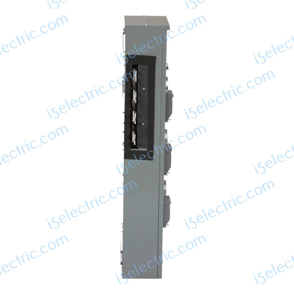 Square D EZM313125 Meter Stack 3PH in 1PH out 3 Gang 125A Left