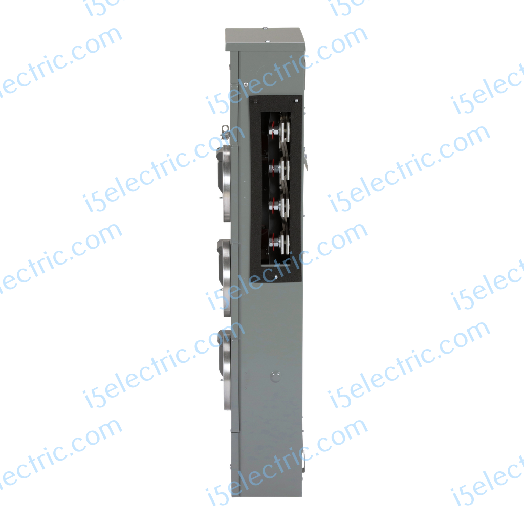 Square D EZM313125 Meter Stack 3PH in 1PH out 3 Gang 125A Right
