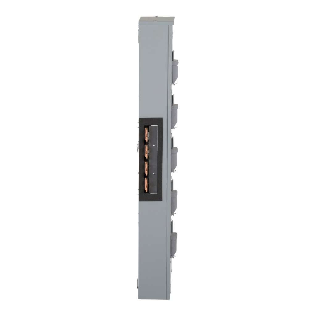 Square D EZM315125X 3 Phase 1200 Amp Bus w/5-Gang 125A Meter Sockets/Positions