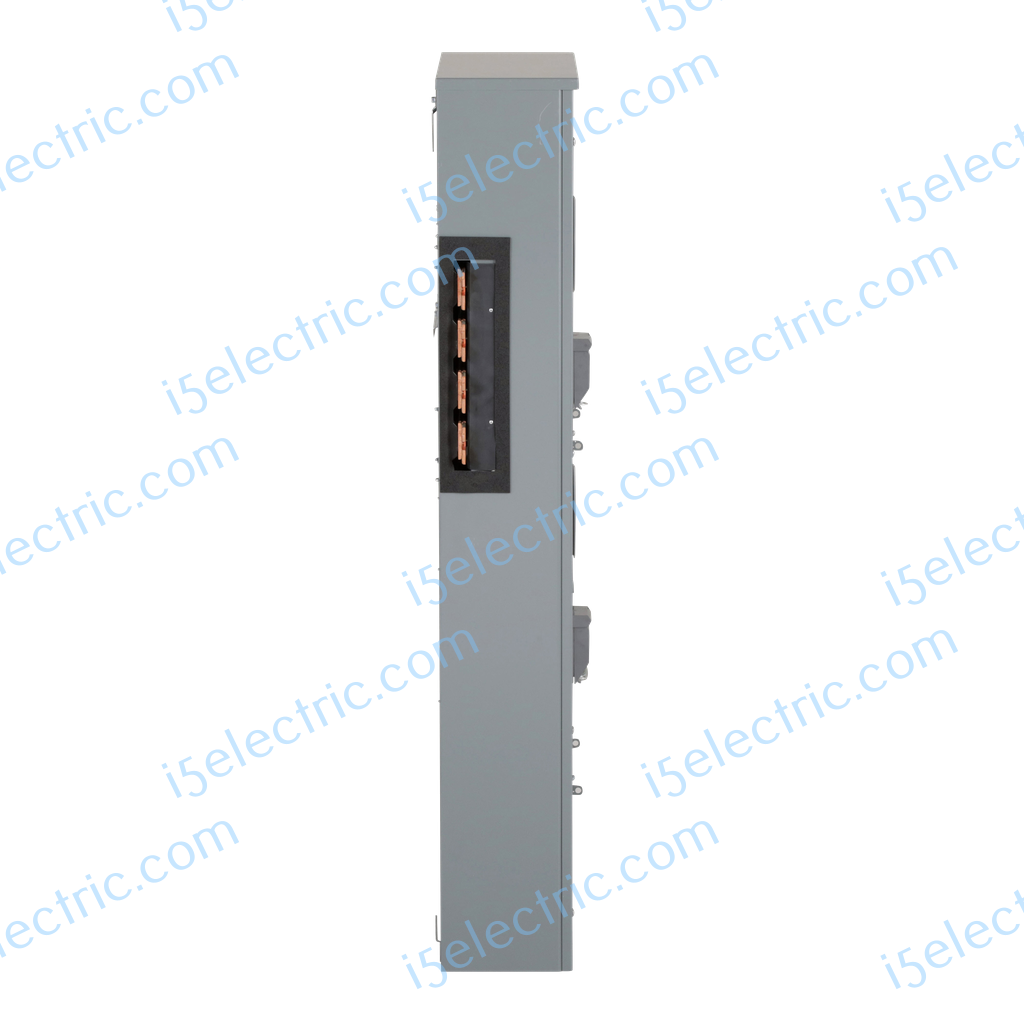 SQUARE D EZMT332225 3 PH 1200A bus 2-Gang 7J 225A EZM Meter Stack w/ Test Block Bypass