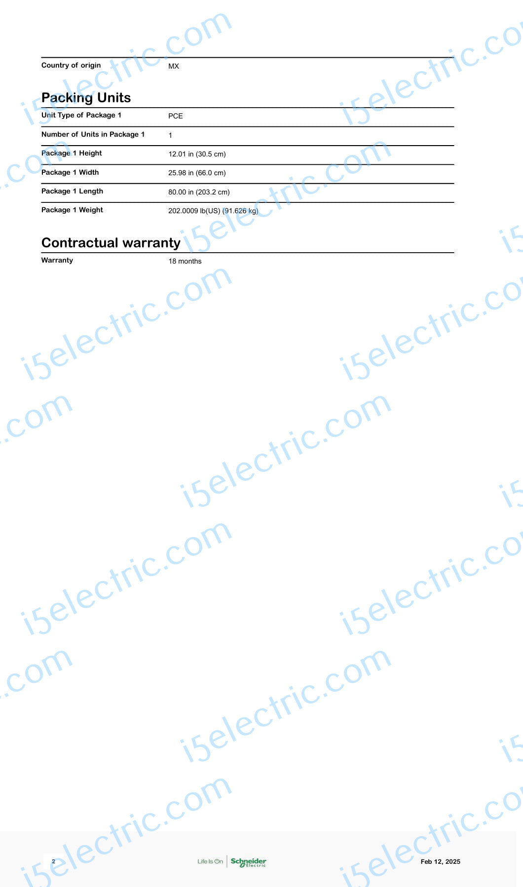 SQUARE D EZMT333225 3 PH in 3 PH out 3-Gang 7J 225A EZM Meter Stack w/ Test Block Bypass