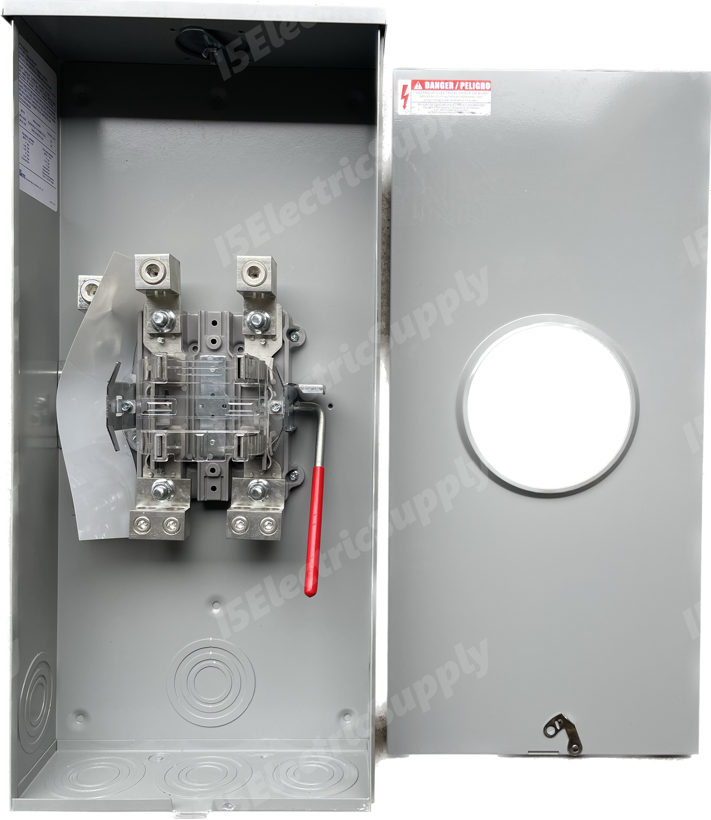 400 / 320 Amp Meter Base / Socket Bundled w/ 2 200A Main Breakers / Discounnects
