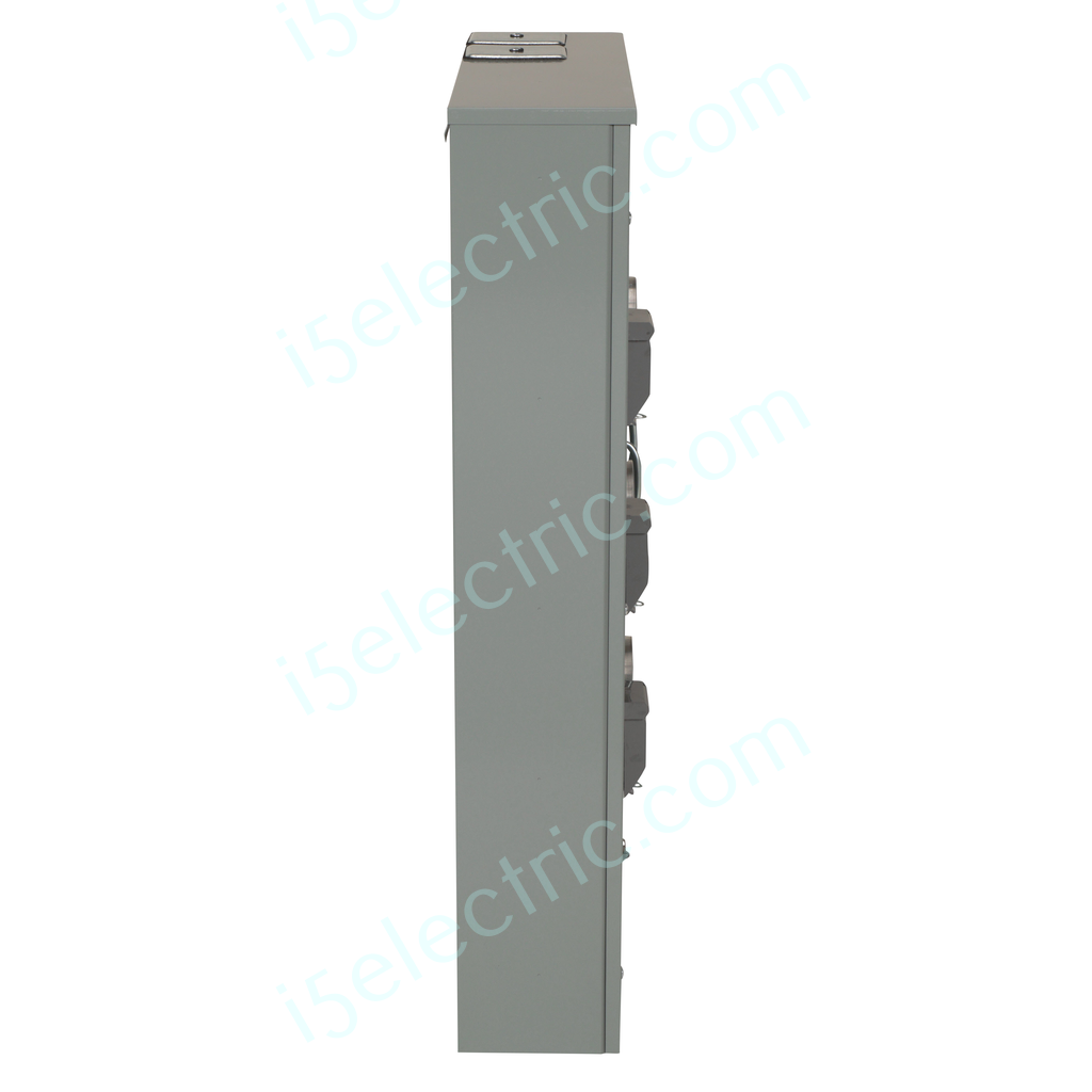 Square D MP43200 400 Amp w/3 Gang / Position 200A Meter Socket EUSERC OH/UG as WEP4312
