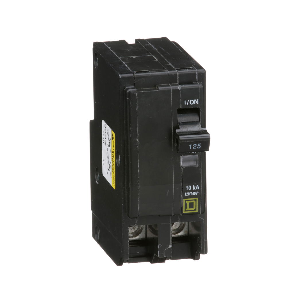 Square D QO2125 125 Amp 2-Pole 1-Phase AC Circuit Breaker