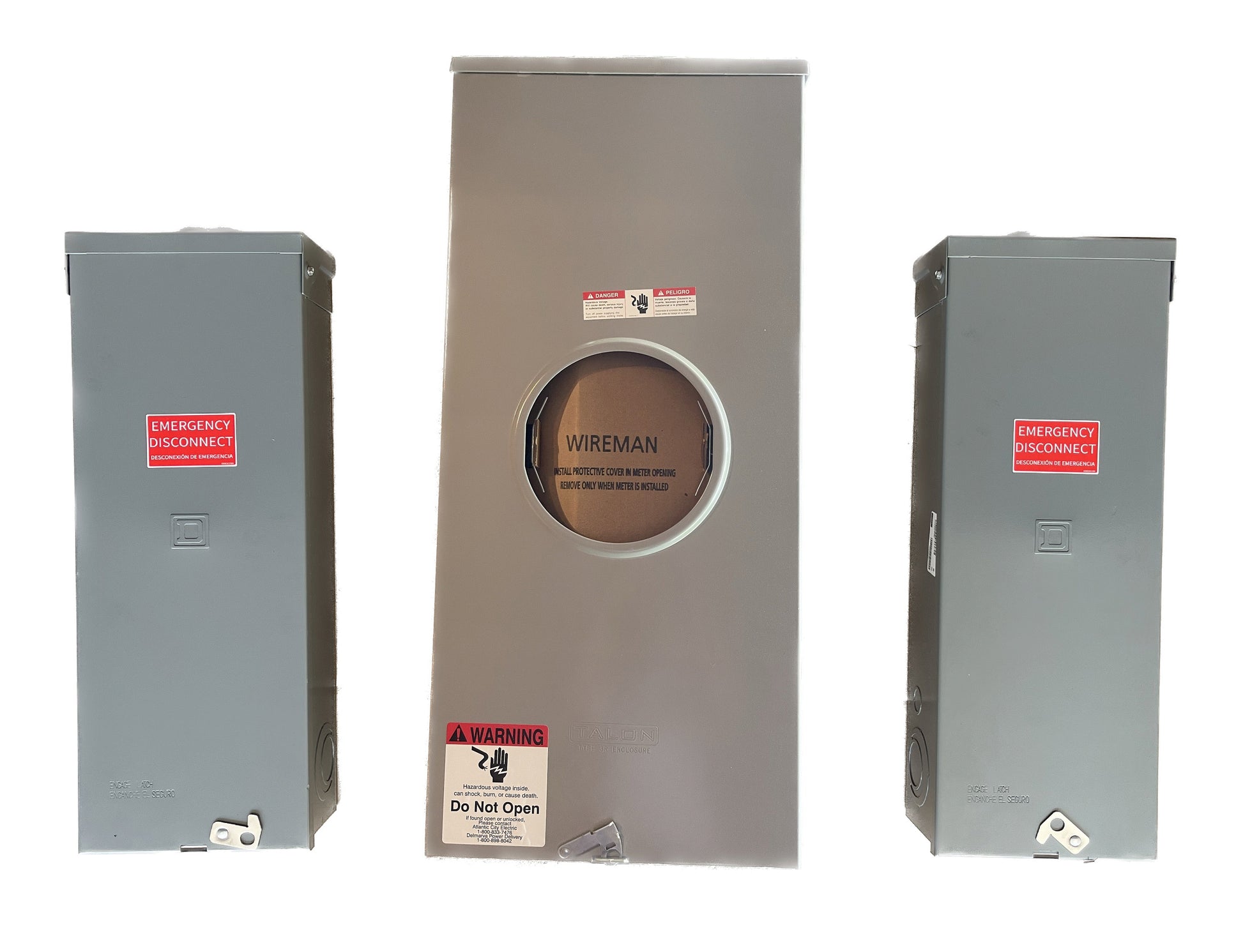 Siemens 400 / 320 Amp Meter Base / Socket Bundled w/ 2 200A Main Break