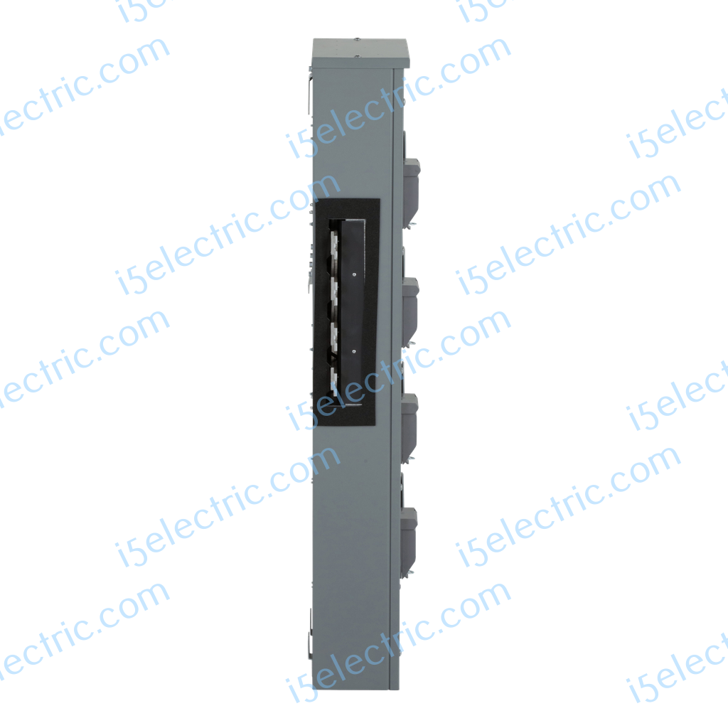 Square D EZM314125 Meter Stack 3PH in 1PH out 4 Gang 125A Left