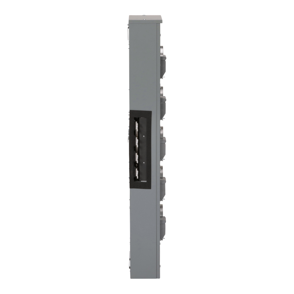 Square D EZM315125 Meter Stack 3PH in 1PH out 5 Gang 125A Left