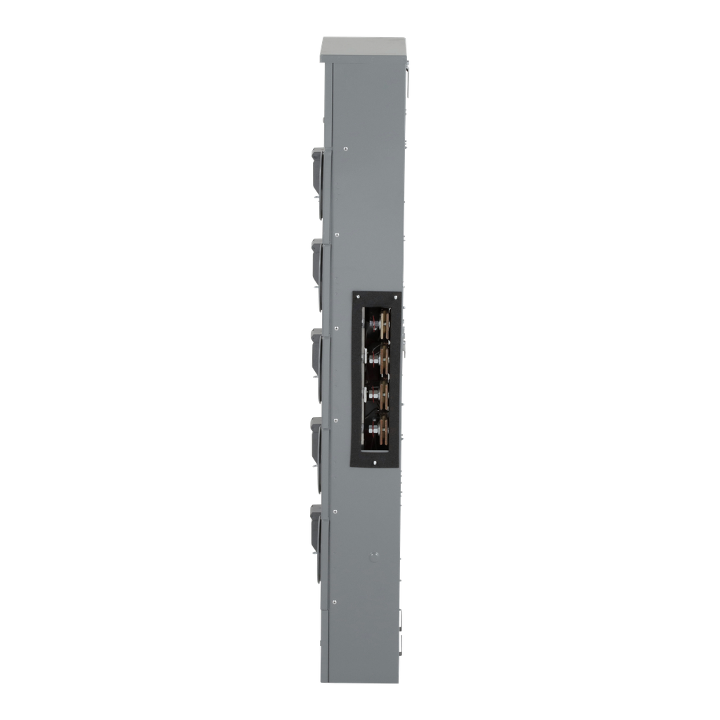 Square D EZM315225 1200A Bus w/5-Gang 225A Meter Pak Sockets/Positions 3PH in 1 PH out