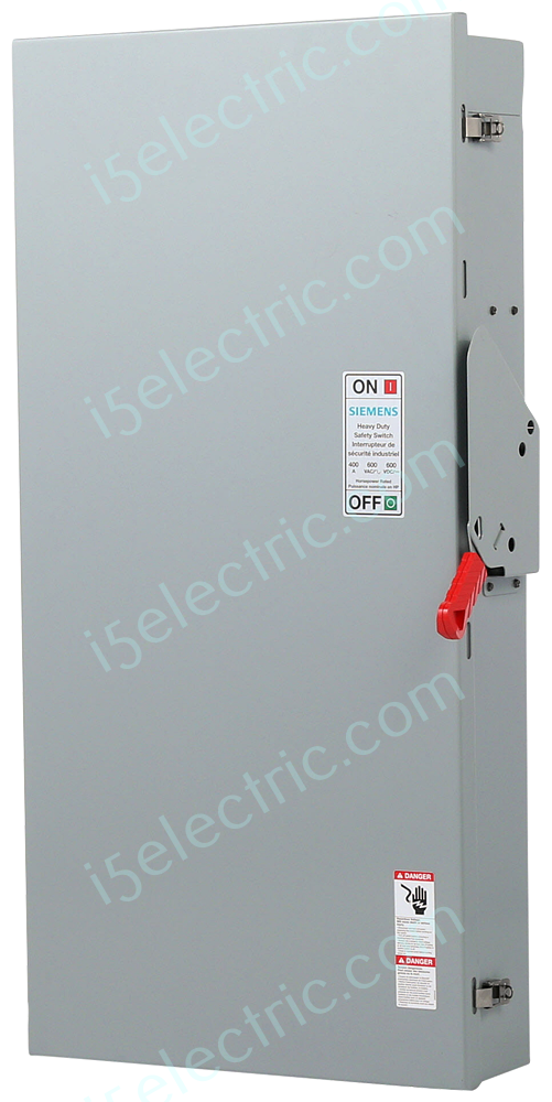 Siemens HF365NRA 400 Amp 600V 3-Pole Fusible Heavy-duty 3R Safety Switch Disconnect