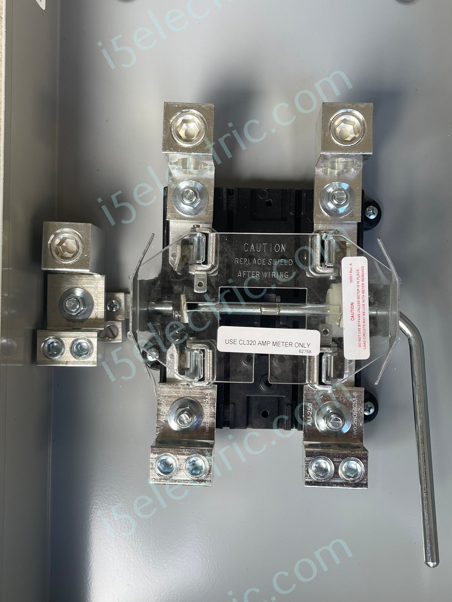 Siemens 400/320 Amp Meter Base Socket Ringless Lever Bypass 1PH w/Lugs UL Listed