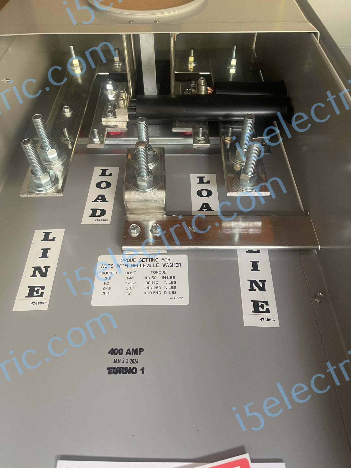 400 / 320 Amp Siemens MC3042B1400SDS Meter Socket Meter Main Load Center Combo EUSERC