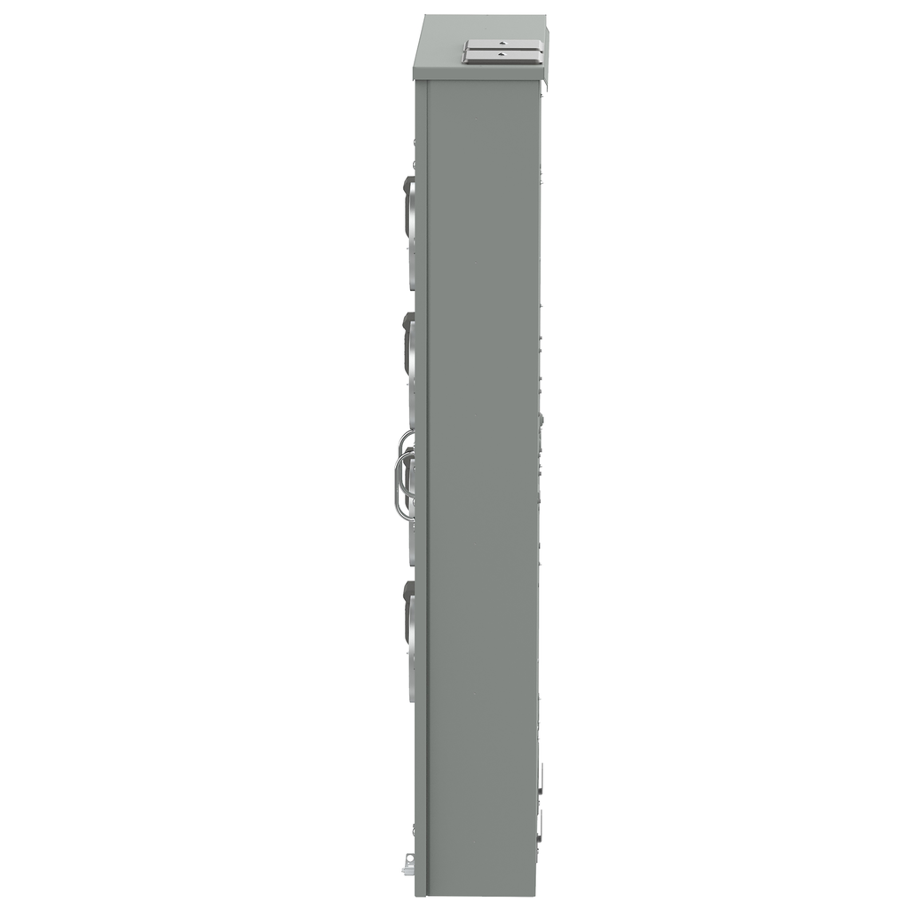 Square D EUSERC MP64200 600 Amp w/4 Gang 200A Meter Socket/Stack OH/UG as WEP6412 Plus Tenant Breakers