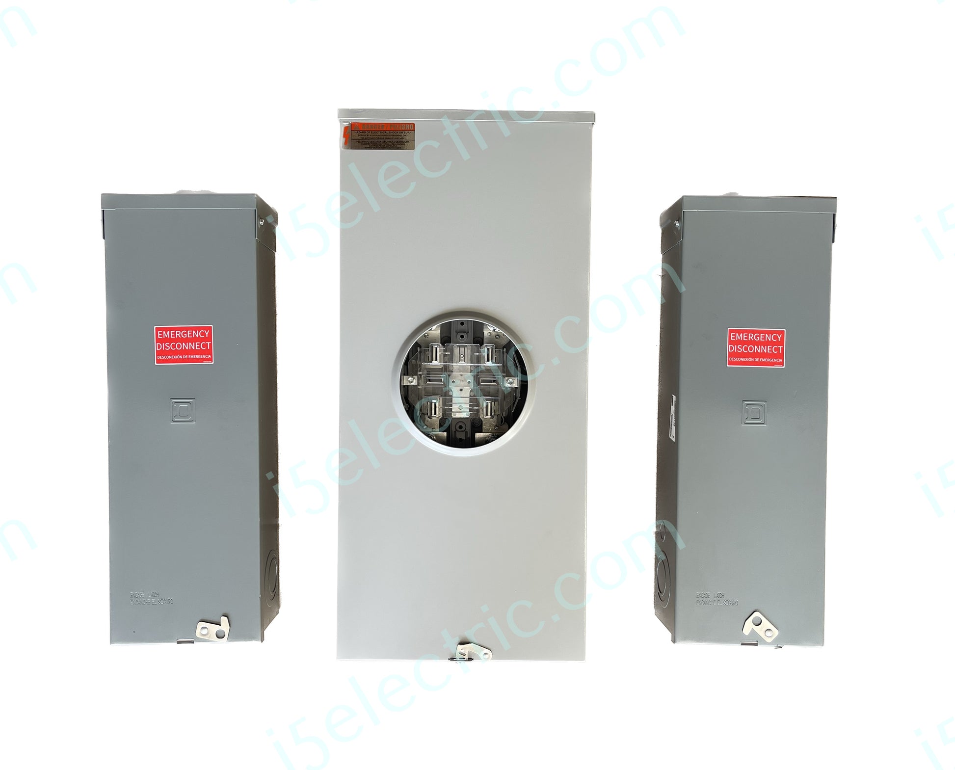 Meter Pedestal With Circuit Breakers