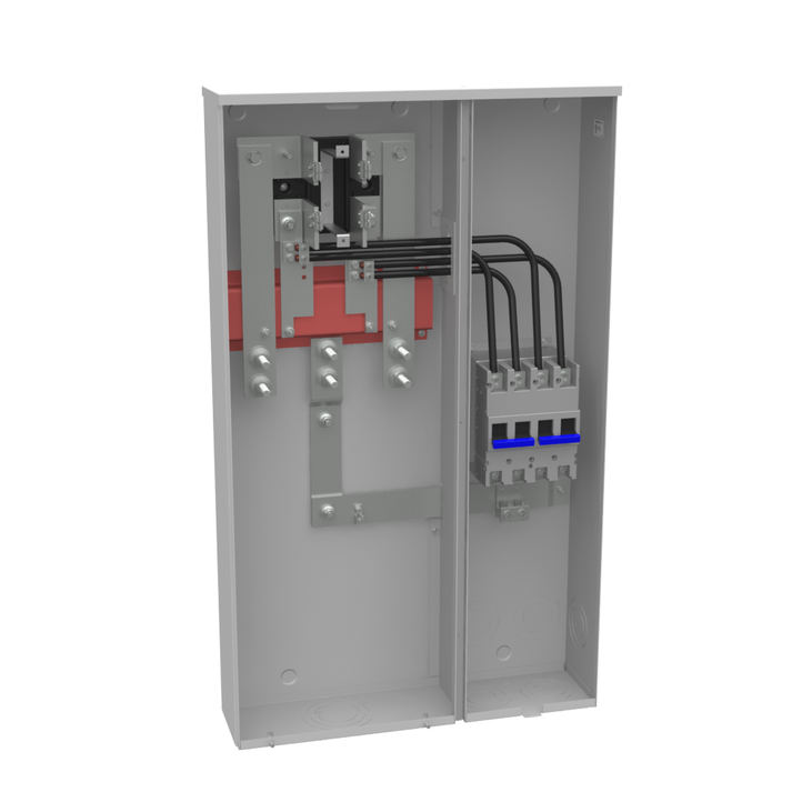 MILBANK 400 / 320 Amp Meter Base Main Combo U3251-O-200-CB w/2 200A Di ...