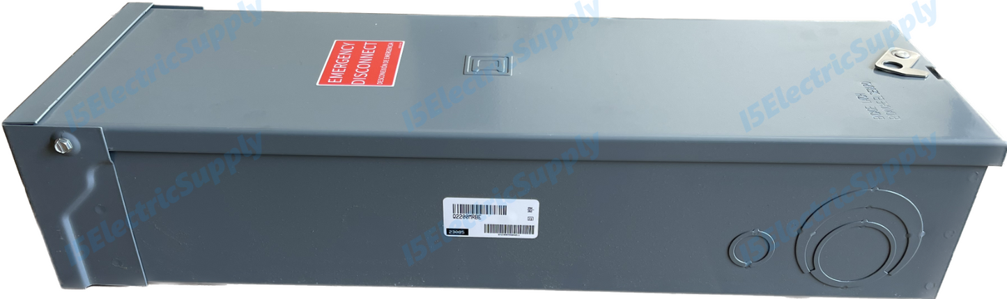 200 Amp Outdoor Main Breaker Panel / Service Disconnect Square D Q2200MRBE